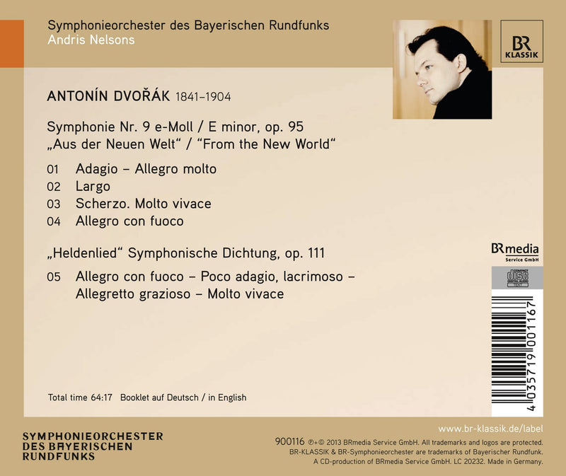 Dvorak: Symphony No 9, Heldenlied / Nelsons