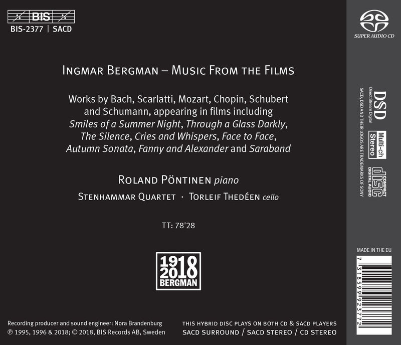 Bergman: Music from the Films / Pontinen