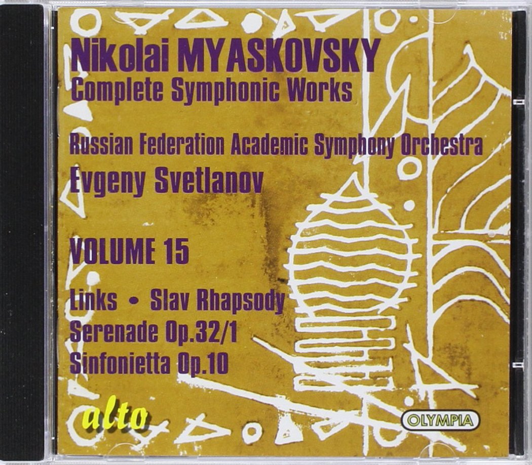 Myaskovsky, N.: Complete Symphonic Works, Vol. 15