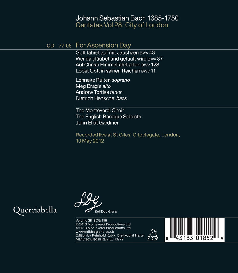 Bach: Cantatas Vol 28 / Gardiner,  English Baroque Soloists
