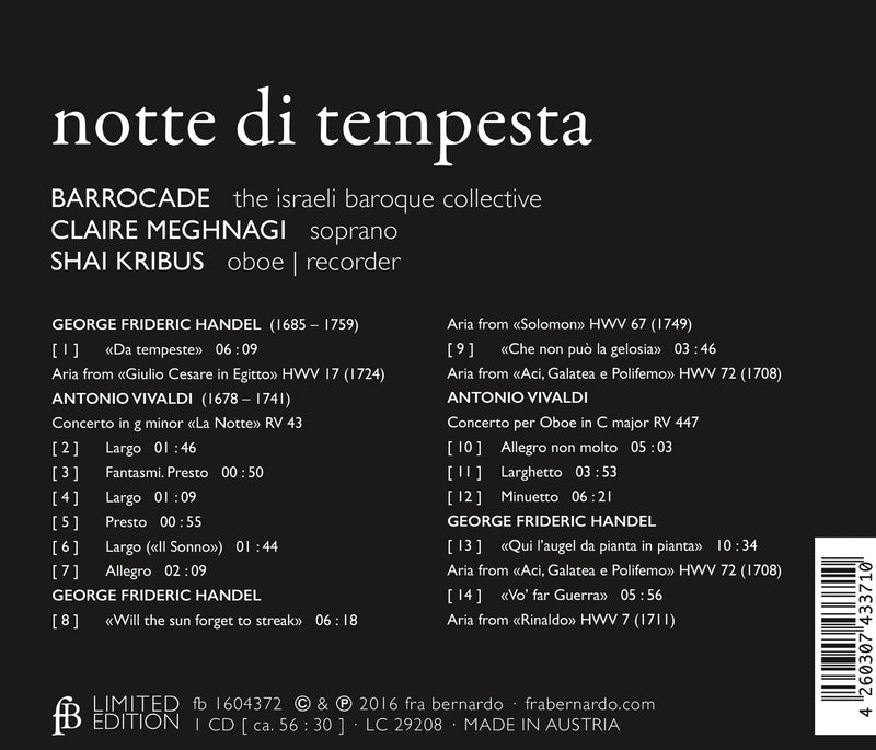 Handel & Vivaldi: Notte di tempesta