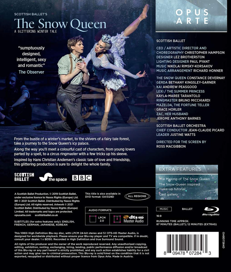 Rimsky-Korsakov: The Snow Queen / Scottish Ballet Orchestra [Blu-Ray]