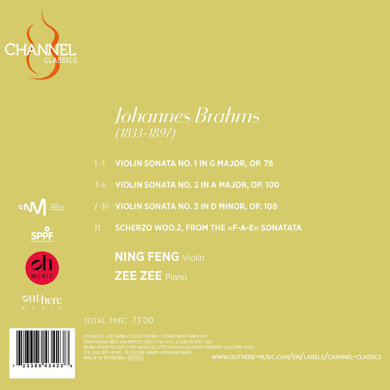 Brahms: Violin Sonatas / Ning Feng, Zee Zee