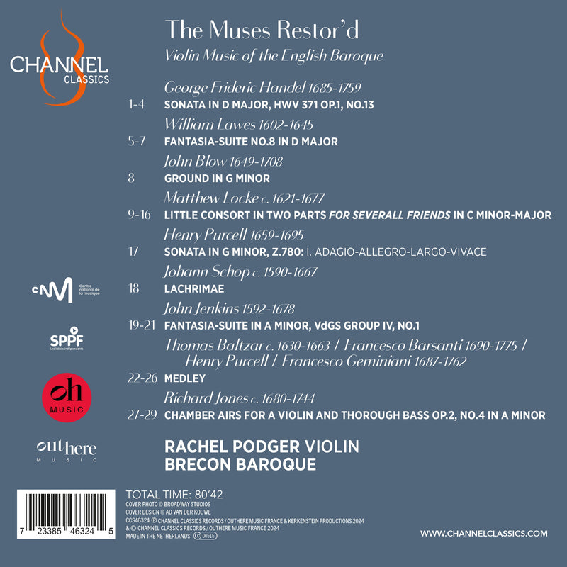 The Muses Restor'd / Podger, Brecon Baroque