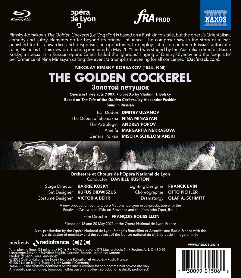 Rimsky-Korsakov: The Golden Cockerel / Ulyanov, Minasyan, Rustioni, Lyon National Opera