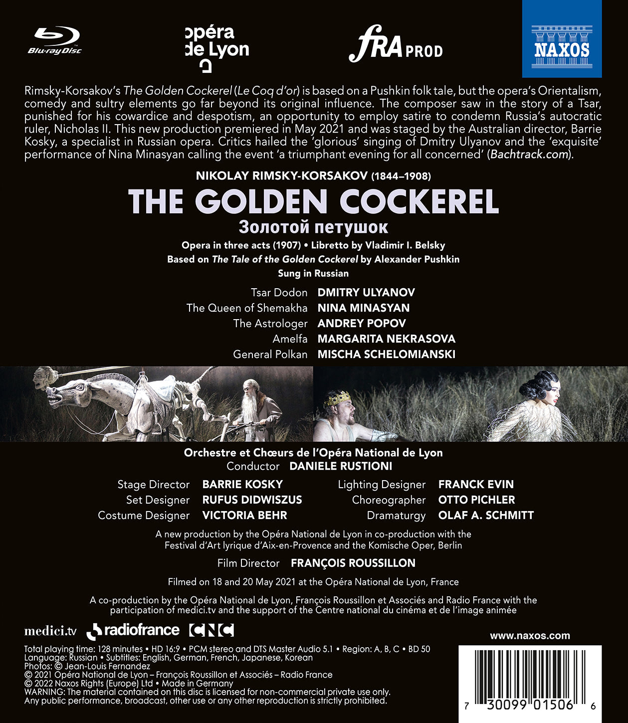 Rimsky-Korsakov: The Golden Cockerel / Ulyanov, Minasyan, Rustioni, Lyon National Opera