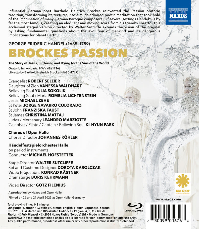 Handel: Brockes Passion / Hofstetter, Halle Handel Festival Orchestra