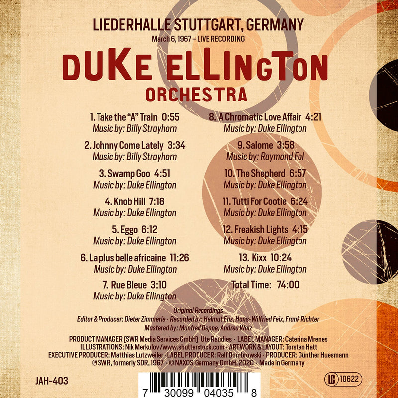 The Duke Ellington Orchestra in Stuttgart 1967