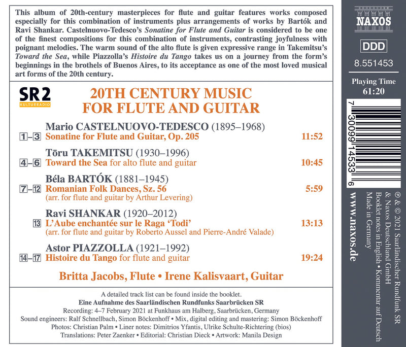 20th Century Music for Flute & Guitar
