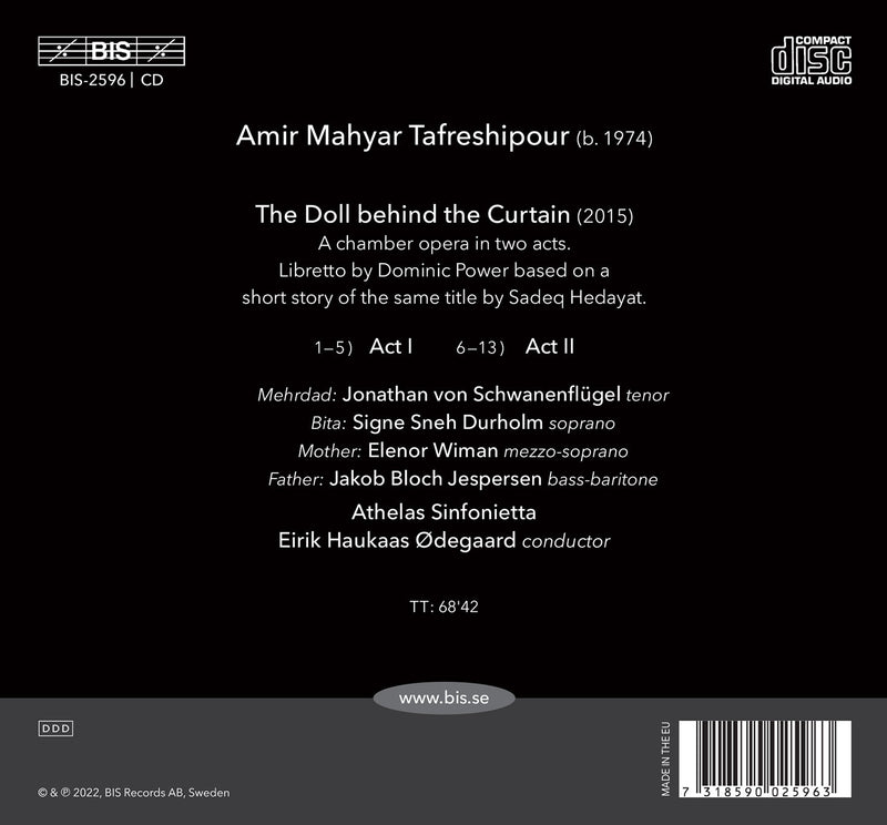 Tafreshipour: The Doll Behind the Curtain - Opera / Wiman, Athelas Sinfonietta