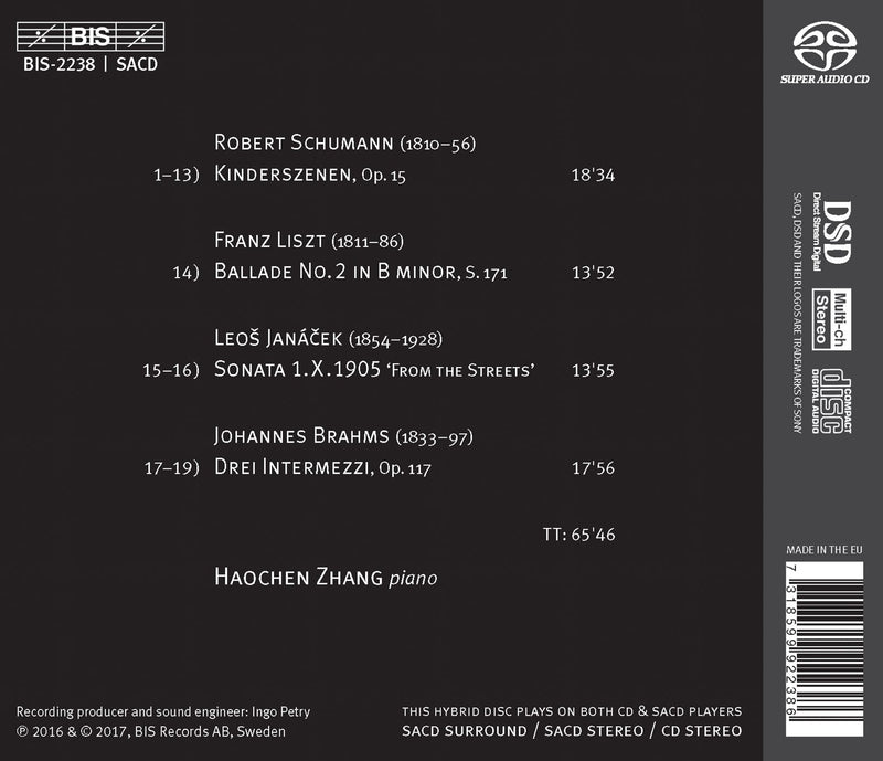 R. Schumann, Liszt, Janáček & Brahms / Haochen Zhang