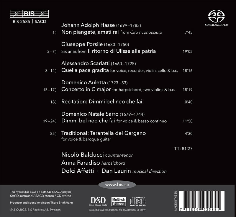 Castrapolis – Neapolitan Cantatas & Arias / Balducci, Laurin, Dolci Affetti
