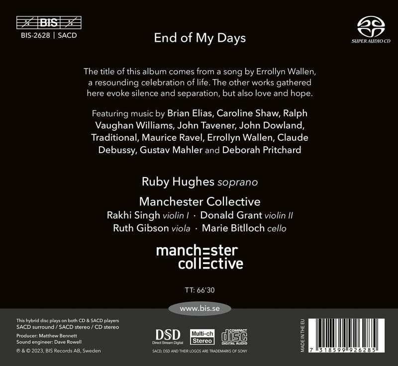 End of My Days / Hughes, Manchester Collective