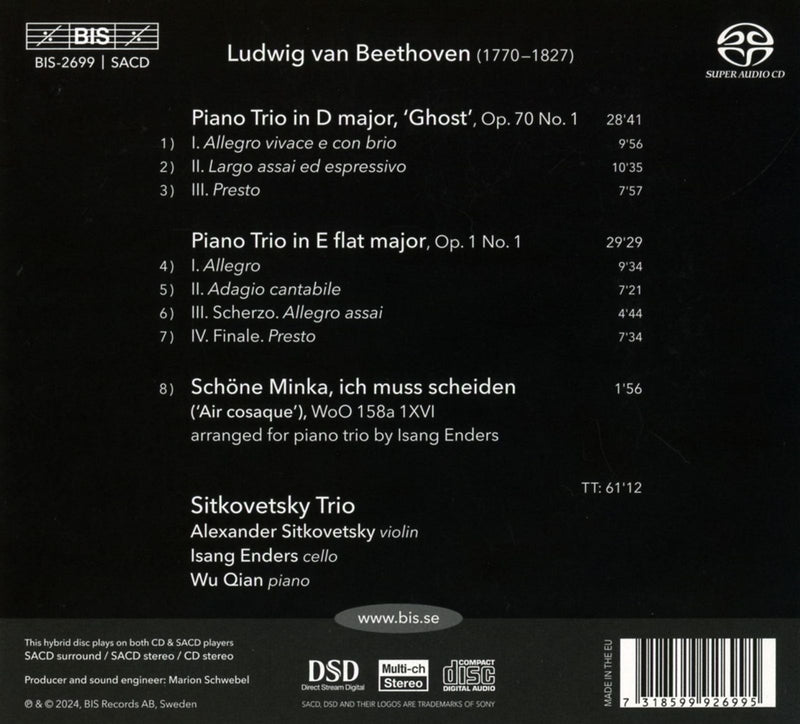 Beethoven: Piano Trios, Vol. 3 / Sitkovetsky Trio