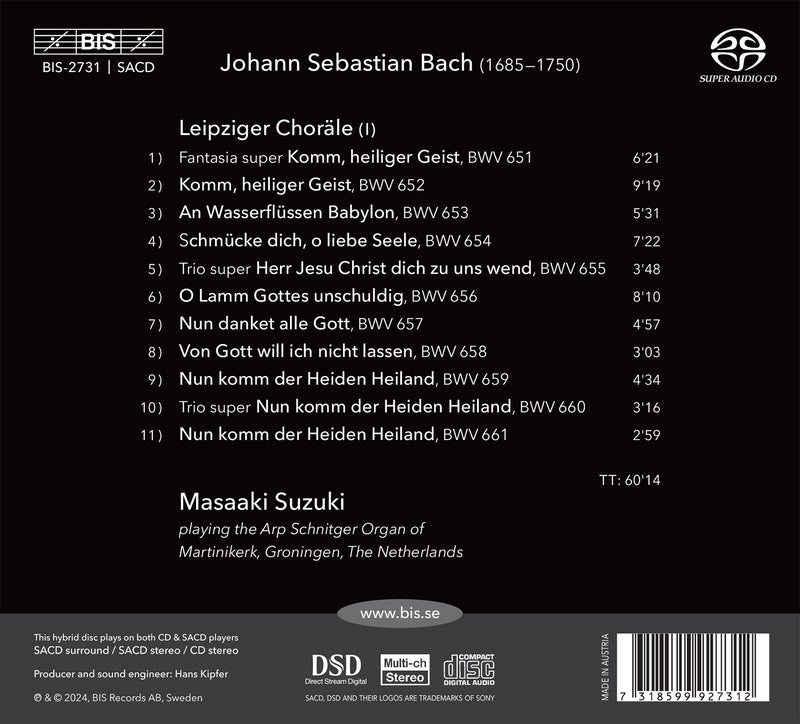 Bach: Organ Works, Vol. 6 / Suzuki