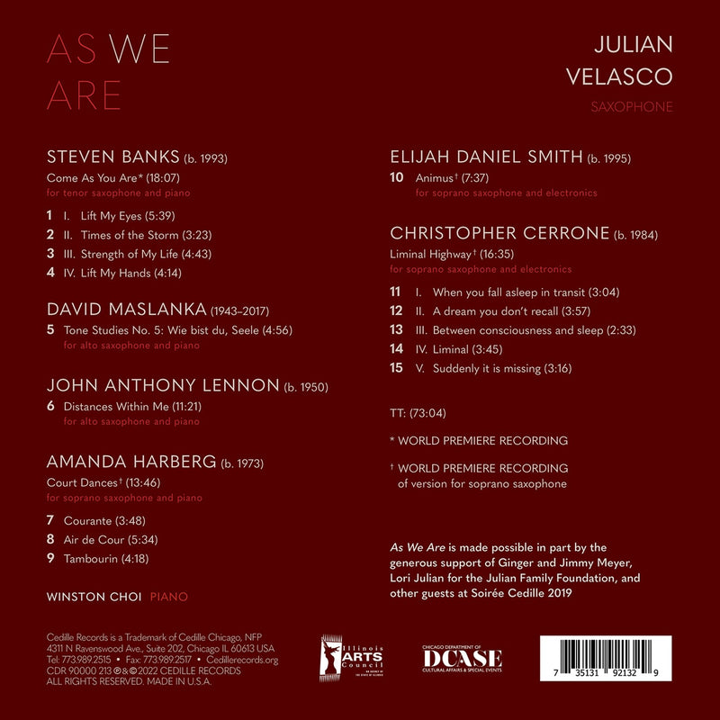 As We Are / Julian Velasco, Winston Choi
