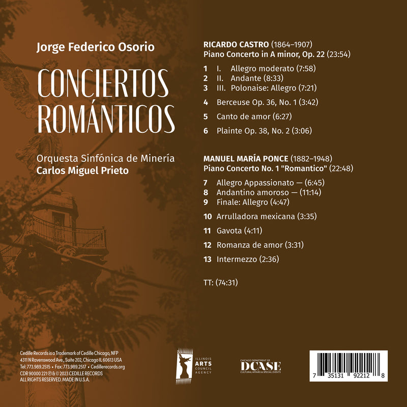 Conciertos Románticos / Osorio, Prieto, Minería Symphony
