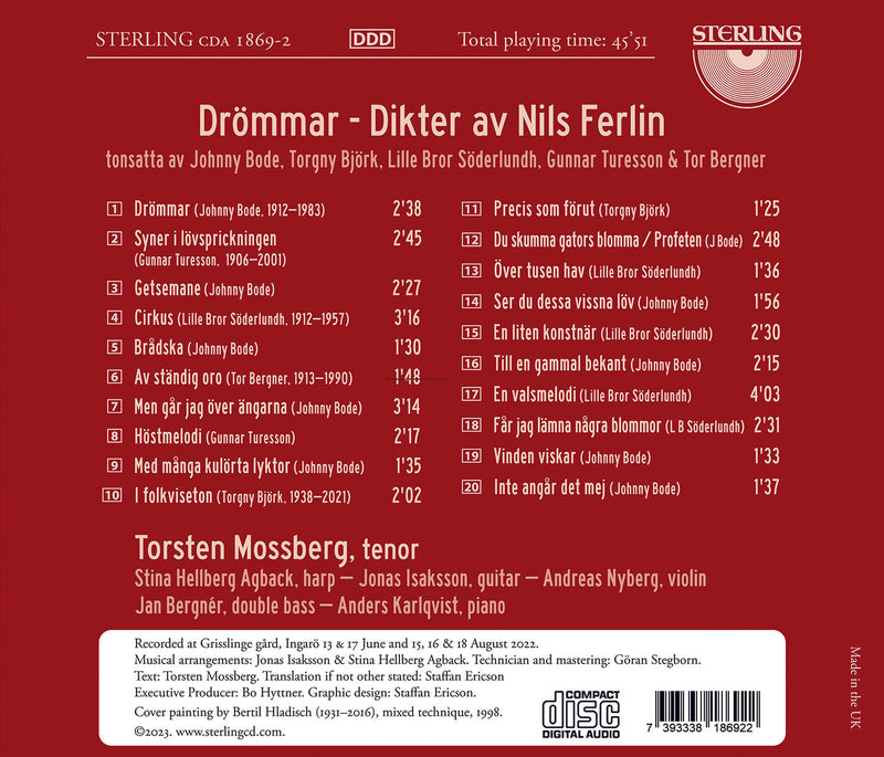 Dreams - Poems by Nils Ferlin