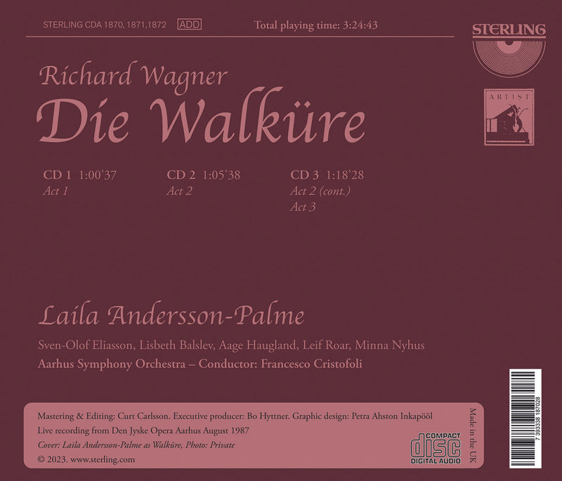 Wagner: Die Walkure / Cristofoli, Aarhus Symphony