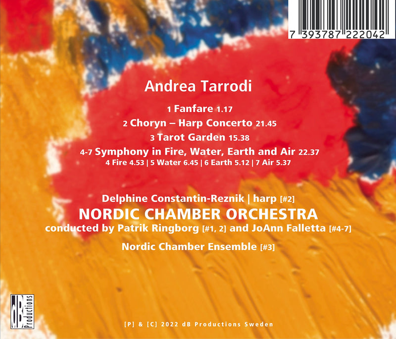 Tarrodi: Four Elements / Constantin-Reznik, Ringborg, Falletta, Nordic Chamber Orchestra