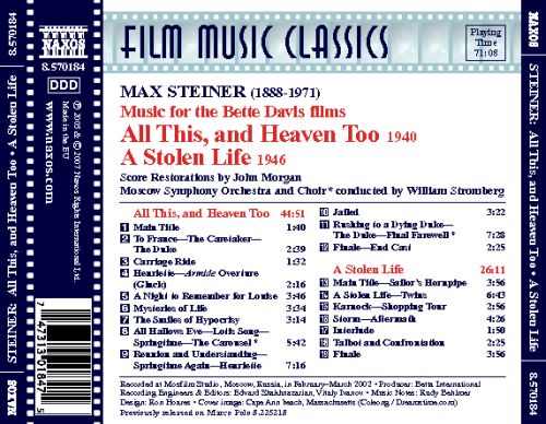 Film Music Classics - Steiner: Music For The Films