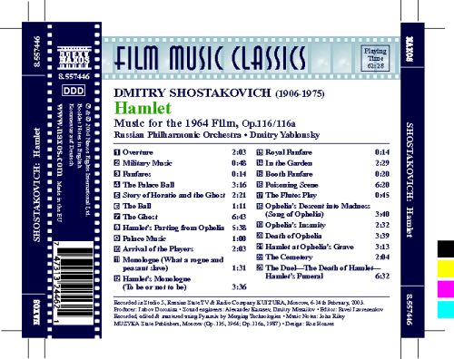 Film Music Classics - Shostakovich: Hamlet / Yablonsky