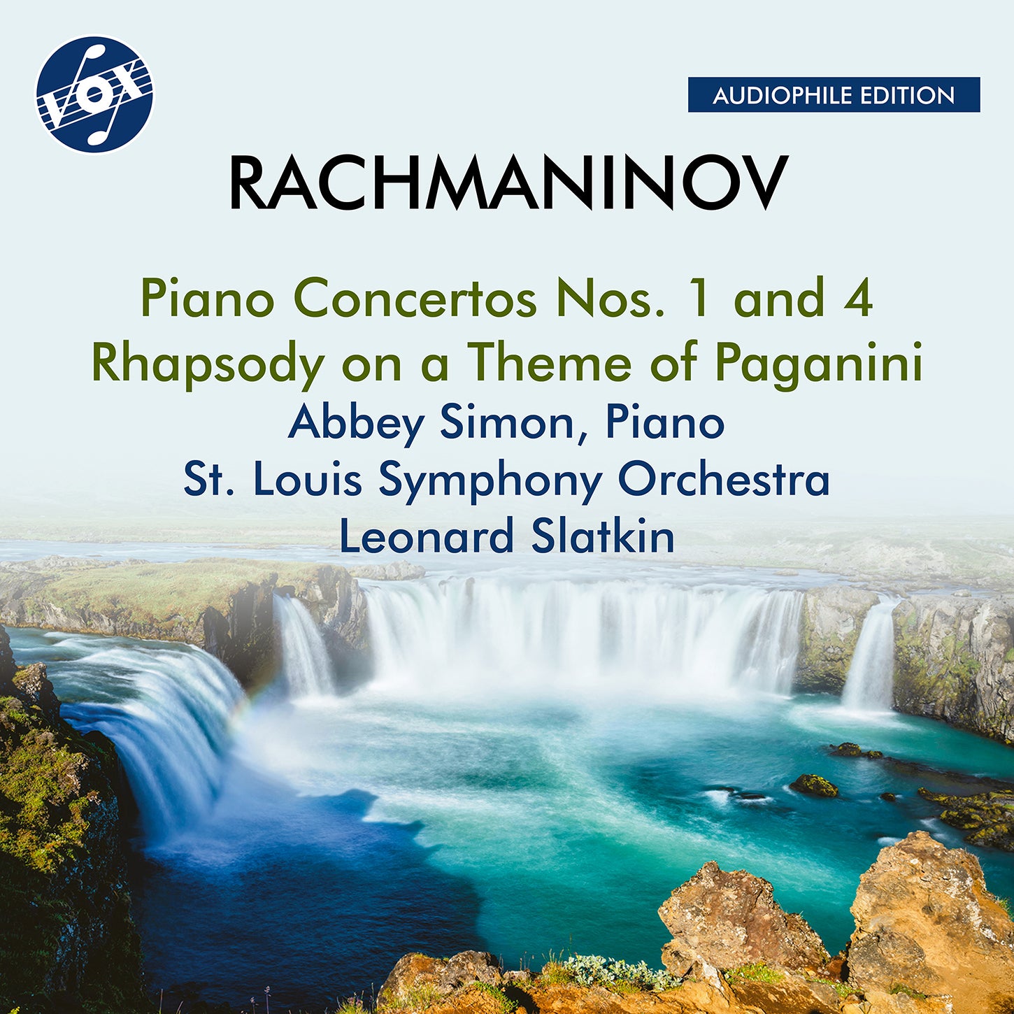 Rachmaninoff: Concertos Nos. 1 & 4 / Simon, Slatkin, St. Louis Symphony