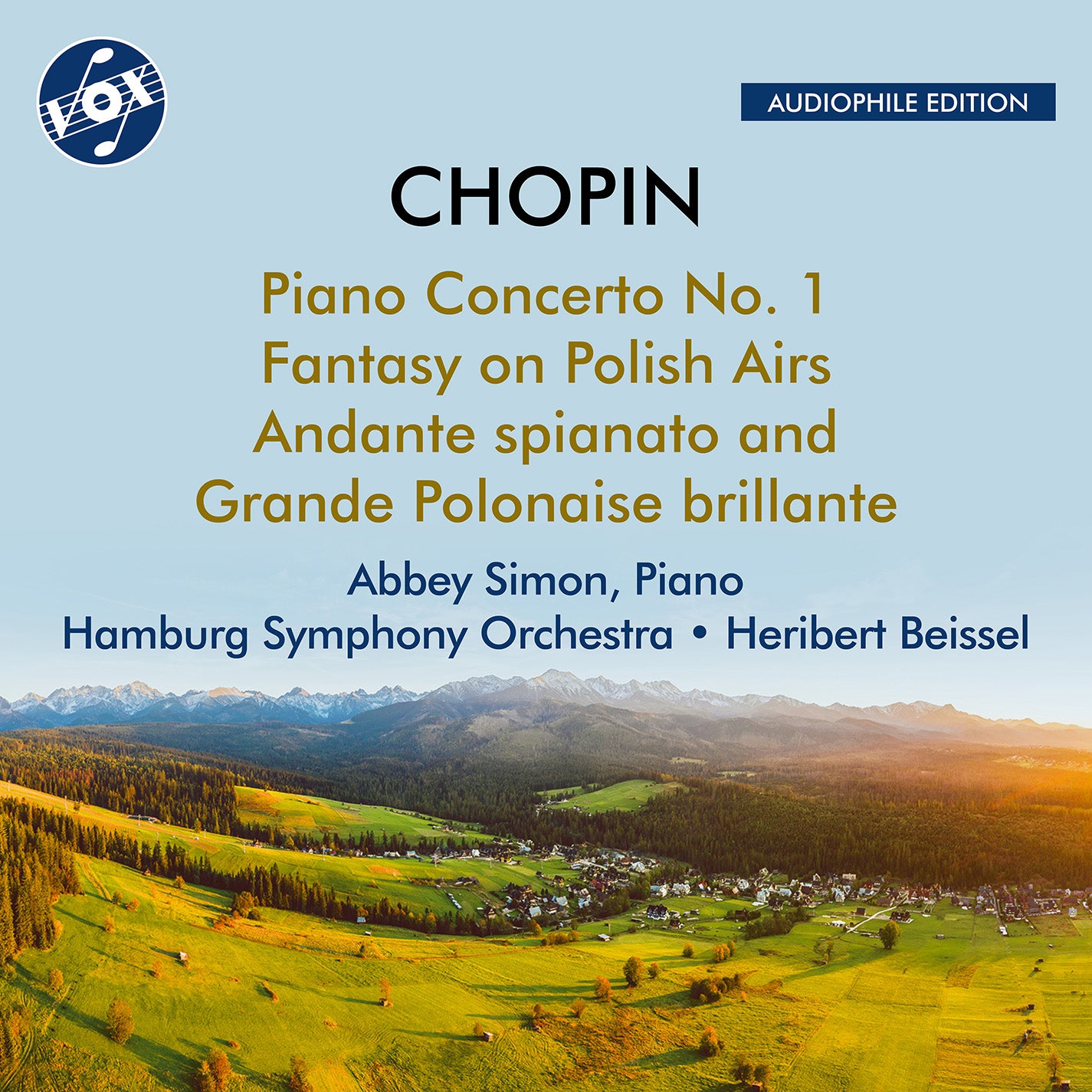 Chopin: Works for Piano and Orchestra, Vol. 1 / Simon, Beissel, Hamburg Symphony
