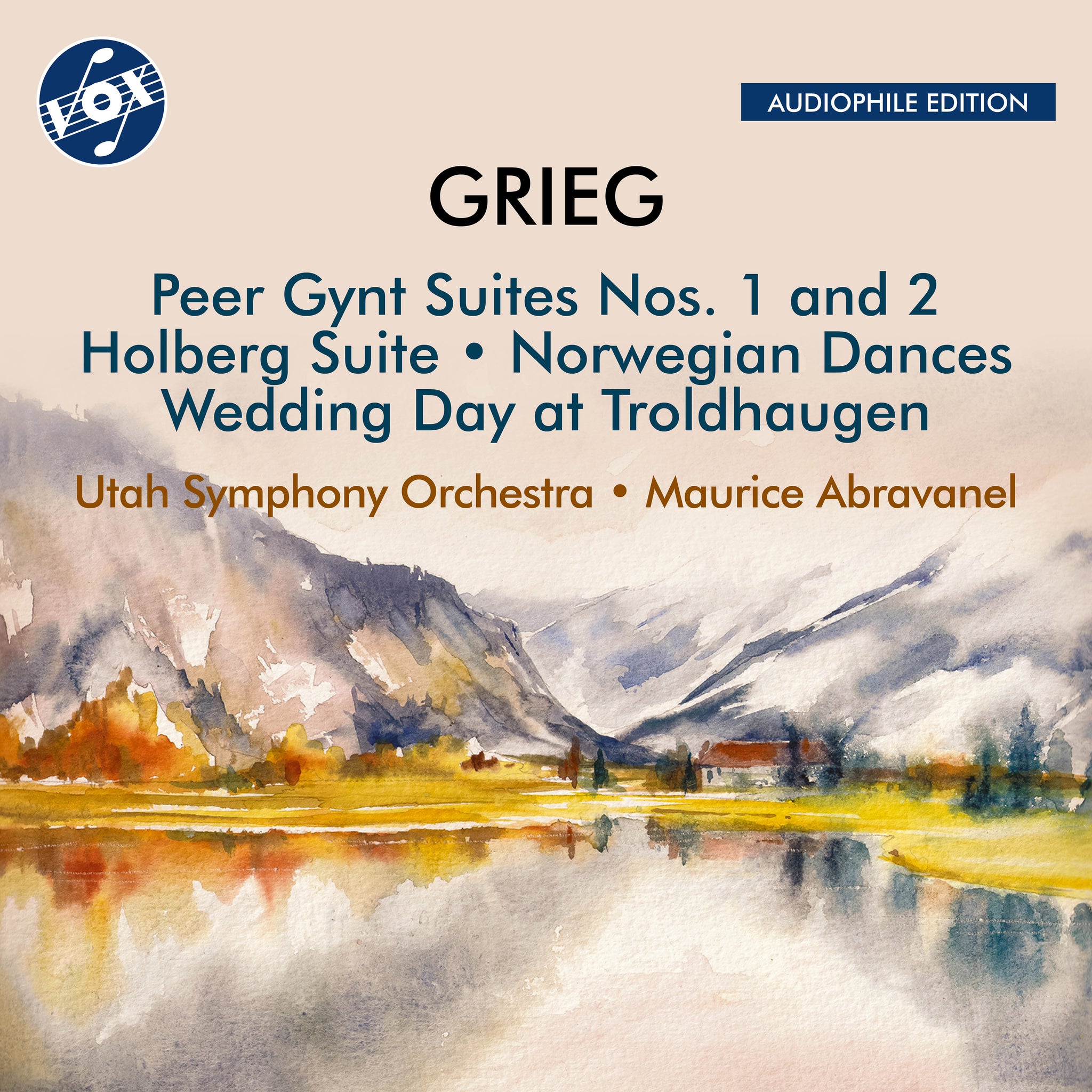 Grieg: Peer Gynt Suites Nos. 1 & 2; Holberg Suite / Abravanel, Utah Symphony