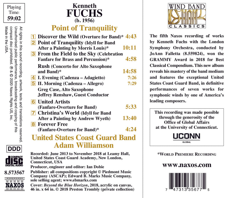 Fuchs: Point of Tranquility / Williamson, U.S. Coast Guard Band
