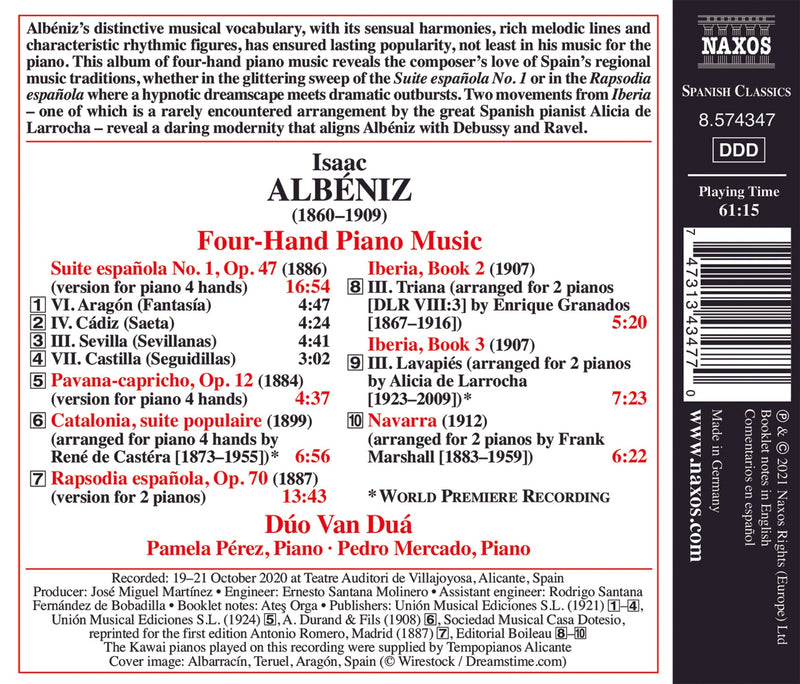 Albéniz: Piano Duos (Complete)