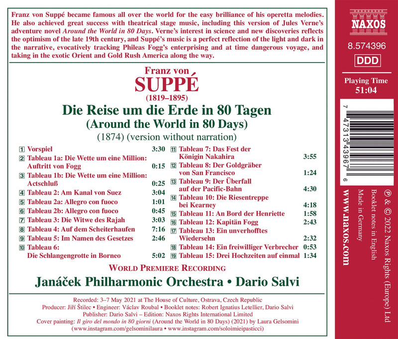 Suppé: Around The World In 80 Days / Salvi, Janáček Philharmonic Orchestra