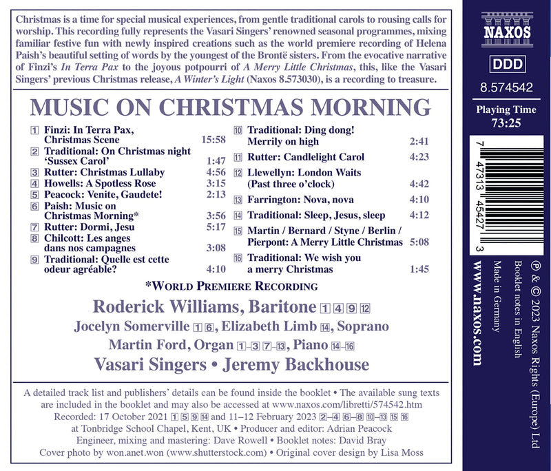 Music on Christmas Morning / Vasari Singers