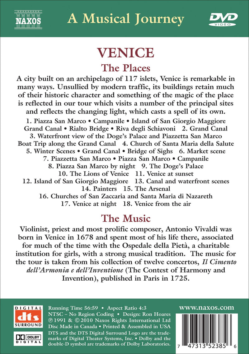 A Musical Journey: Venice - Music By Vivaldi
