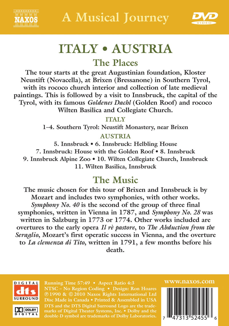 A Musical Journey: Italy & Austria - Brixen, Innsbruck