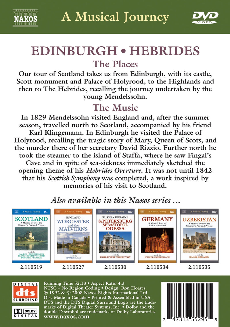 Naxos Musical Journey - Scotland - Edinburgh Highlands