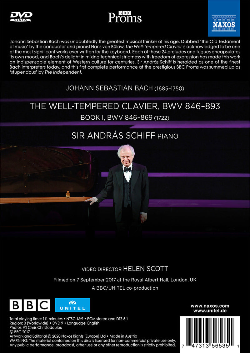 Bach: Well-Tempered Clavier, Book I / Schiff