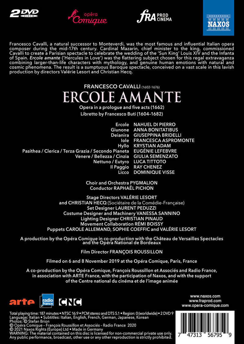 Cavalli: Ercole Amante / Pichon, Pygmalion