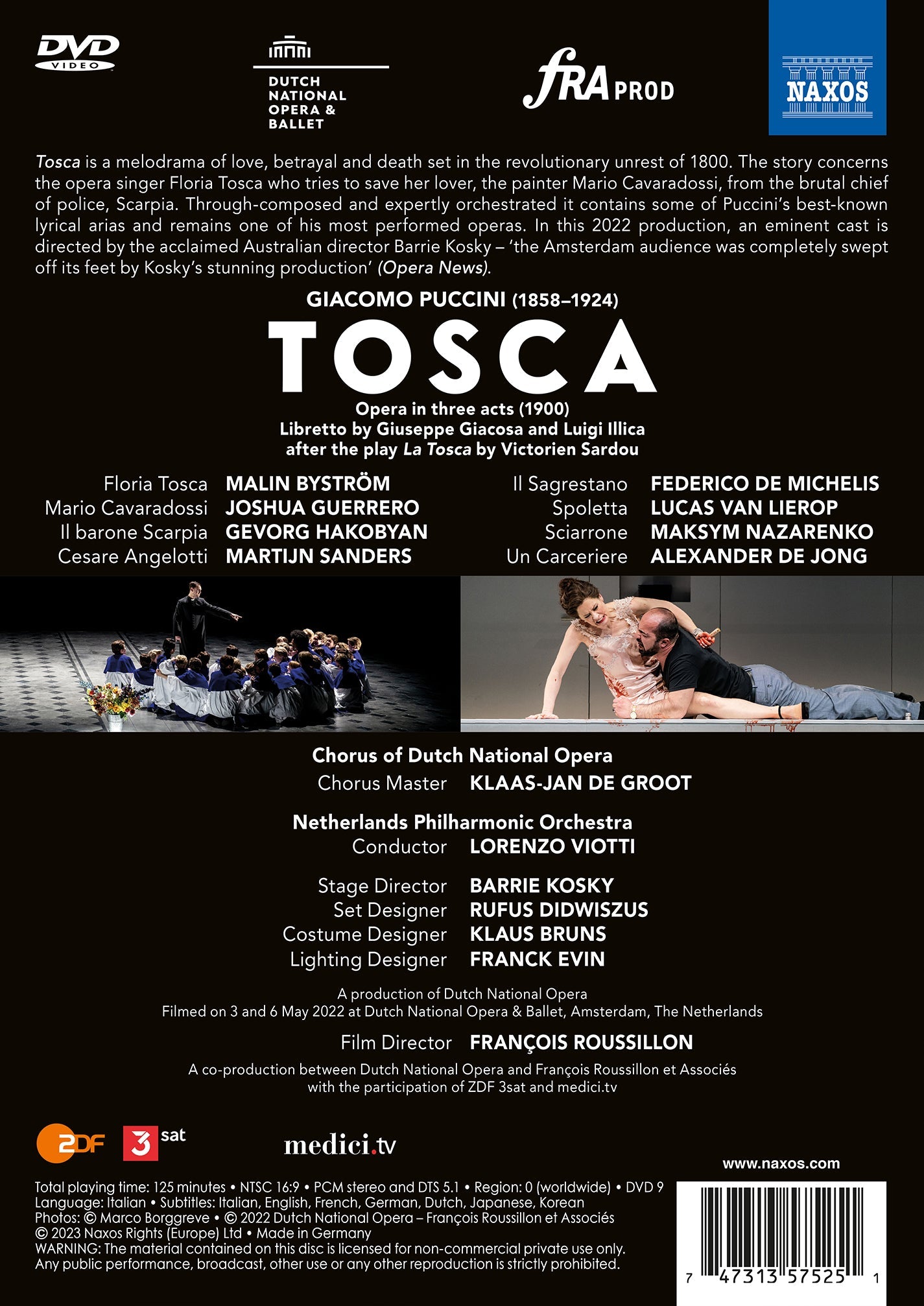 Puccini: Tosca / Bystrom, Guerrero, Hakobyan, Viotti, Netherlands Philharmonic