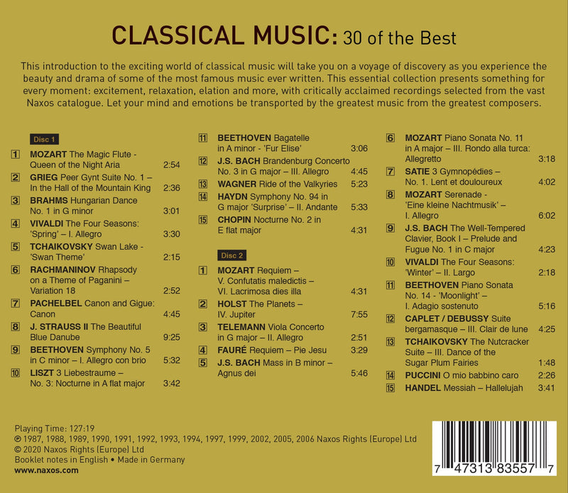Classical: 30 of the Best from Naxos