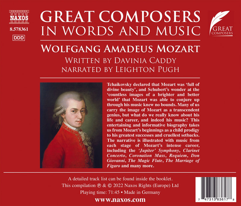 Mozart: Great Composers in Words & Music