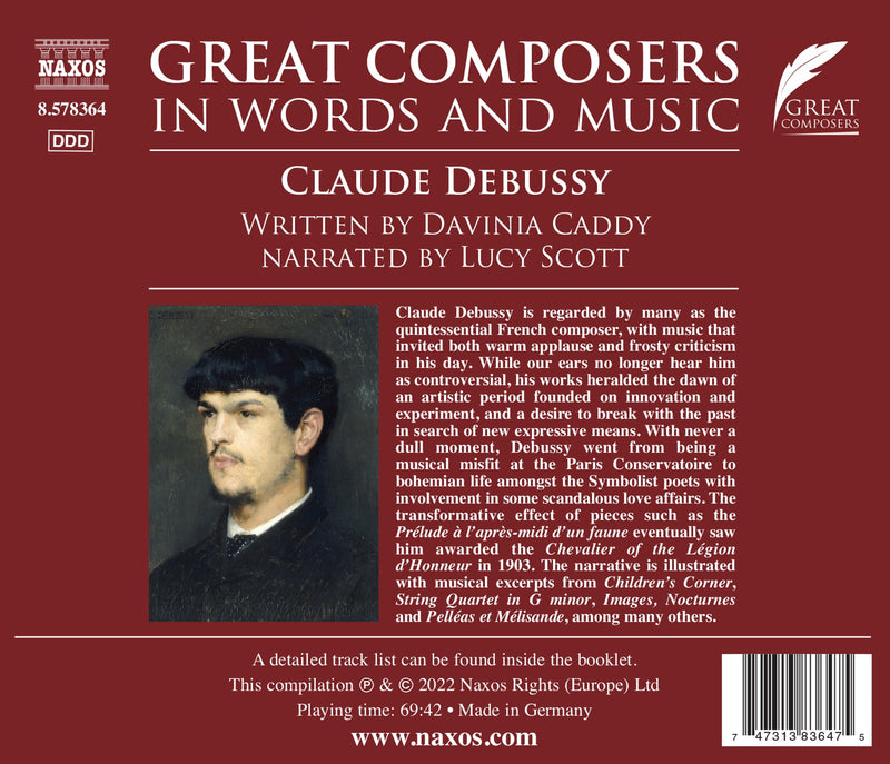 Debussy: Great Composers in Words & Music