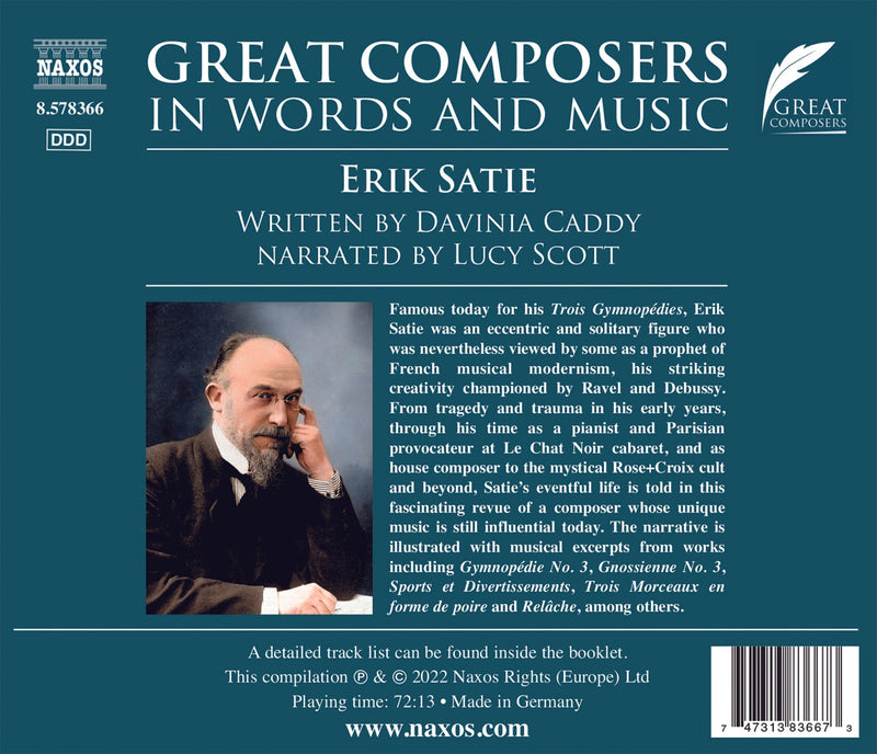Satie: Great Composers in Words & Music