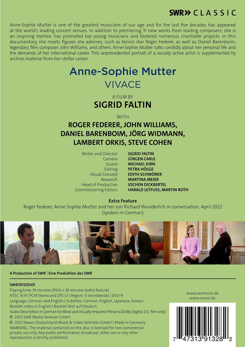 Anne-Sophie Mutter – VIVACE: A Documentary
