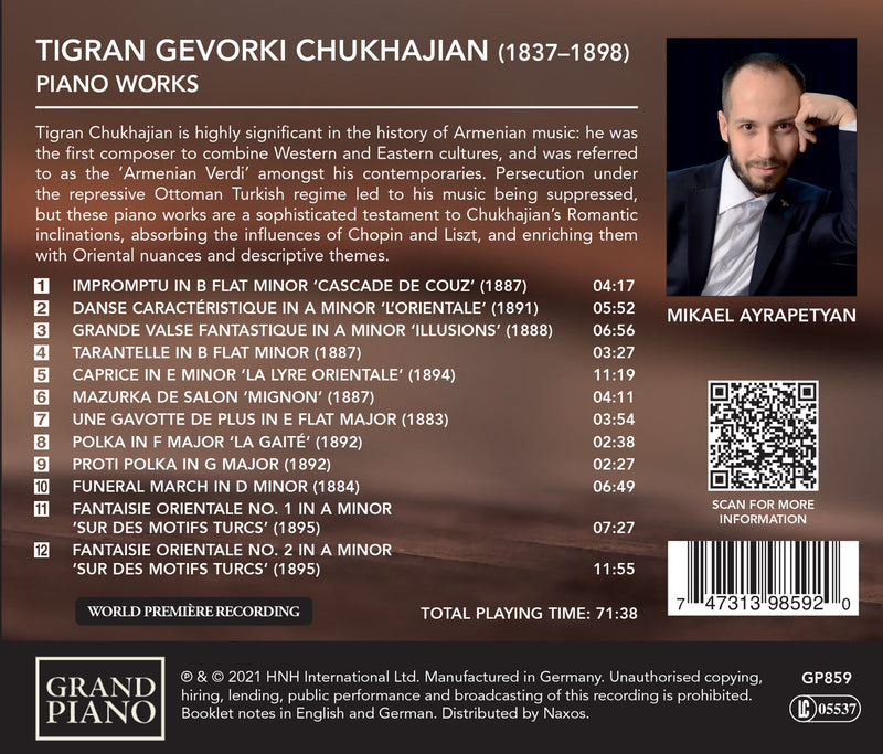 Chukhajian: Piano Works / Mikael Ayrapetyan