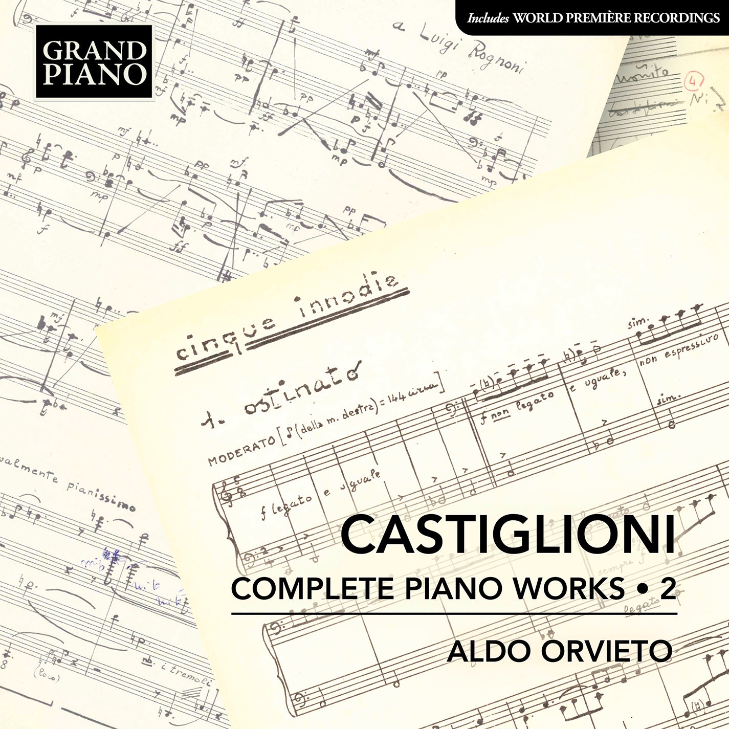 Castiglioni: Complete Piano Works, Vol. 2 / Orvieto