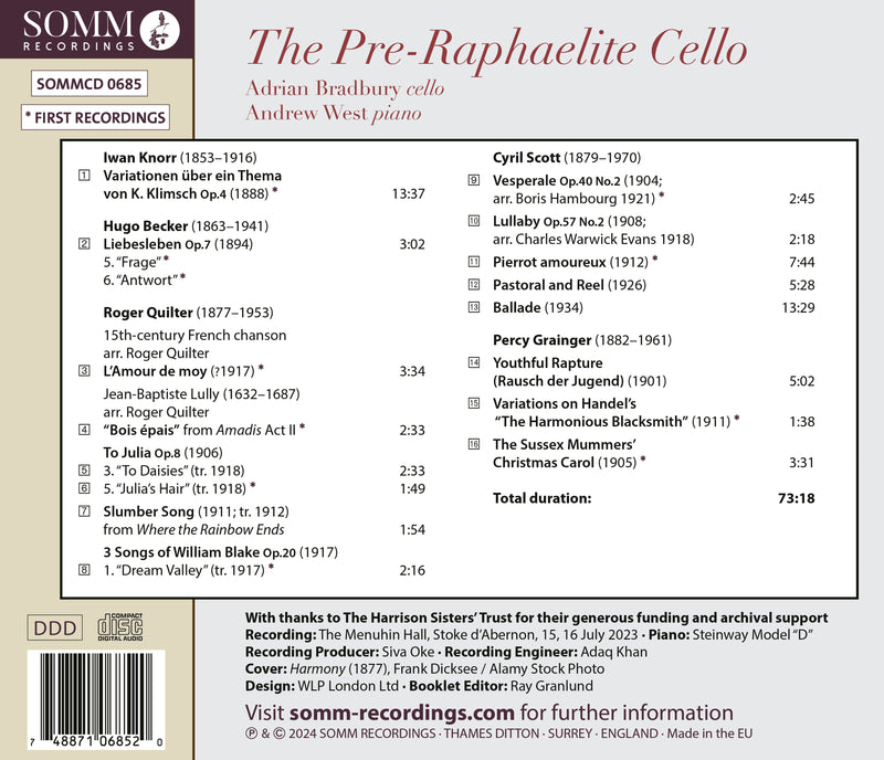 The Pre-Raphaelite Cello
