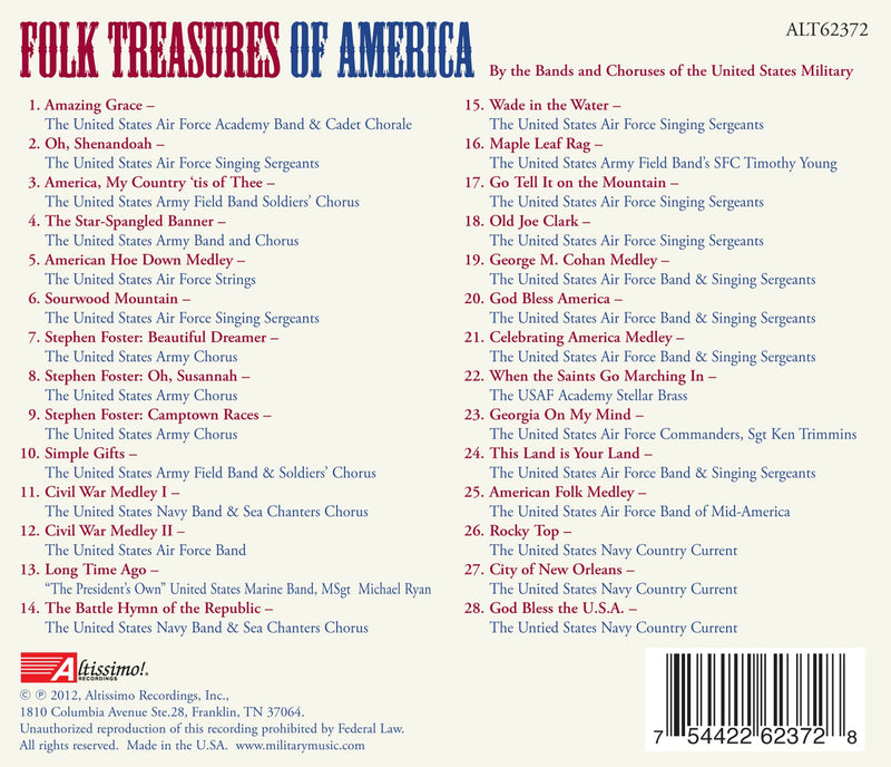 Folk Treasures of America / Various Artists