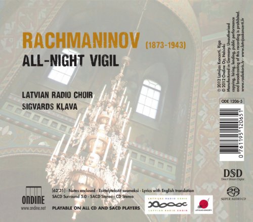 Rachmaninoff: All-Night Vigil / Kļava, Latvian Radio Choir