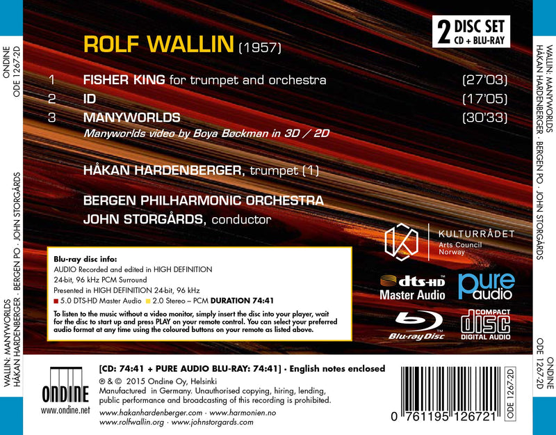 Wallin: Manyworlds  / Hardenberger, Storgards, Bergen Philharmonic